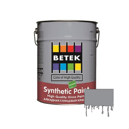 საღებავი Betek Synthetic Paint 0.75ლტ #15 ნაცრისფერი