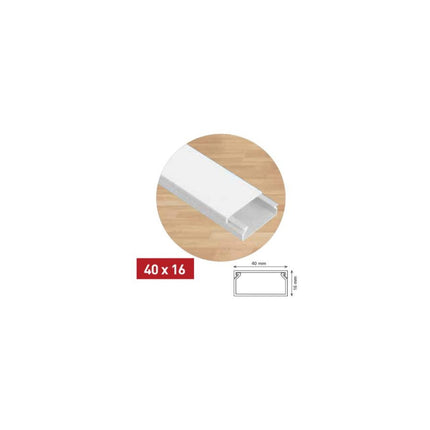 ელექტრო სადენის ღარი 40x16