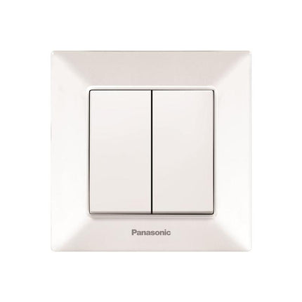 გადამრთველი PANASONIC 2-ნი (თეთრი)