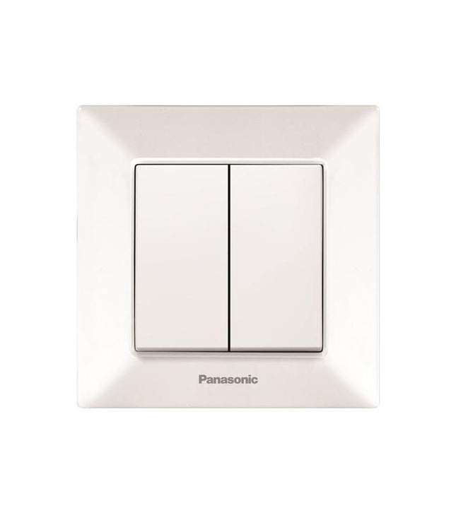 გადამრთველი PANASONIC 2-ნი (თეთრი)
