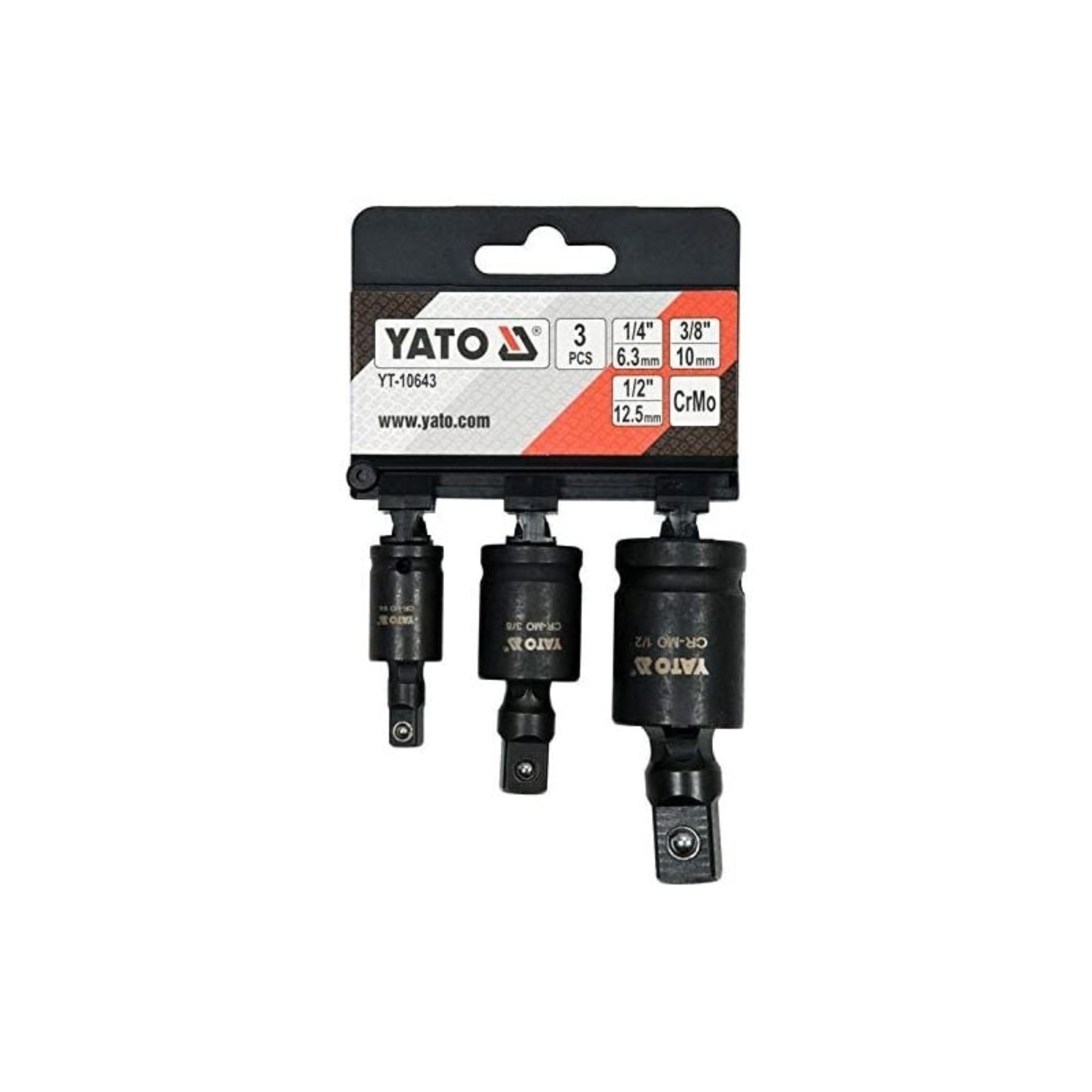 თავაკის სახსარი (გადამყვანი) 1/4"3/8"1/2" 3ც იტ-10643