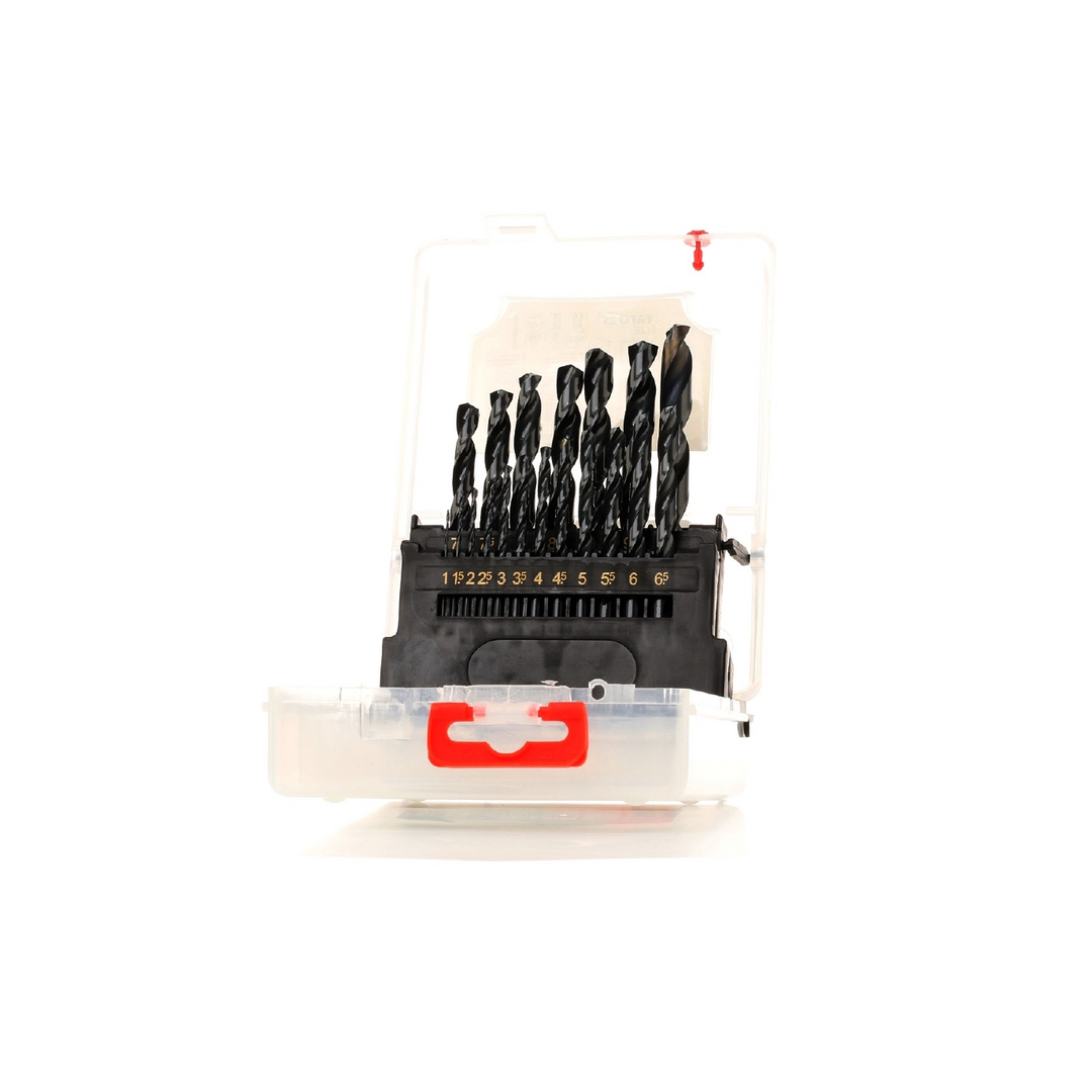 ბურღის პირების ნაკრები მეტალის (HSS) 19ც 1-10მმ იატო