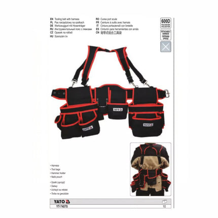 Tool Bag with Belt IT-74070