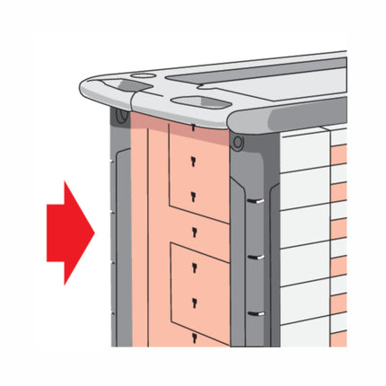 Cupboard for tools IT-55299