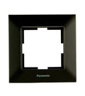 ჩამრთველ-როზეტის კანტი Arkadia Slim 1-ნი BLACK WNTF08012BL-EU1 "Panasonic"