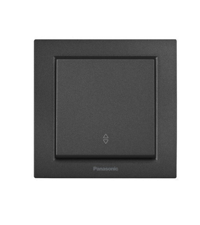 გადამრთველის მექანიზმი რევერსი 1-ნი KARRE PLUS BLACK WKTT00032BL-EU1 "Panasonic"