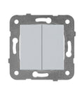 გადამრთველის მექანიზმი 2-ნი KARRE PLUS SILVER WKTT00092SL-EU1 "Panasonic"