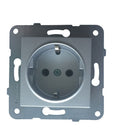 როზეტის მექანიზმი დამიწებით KARRE PLUS SILVER WKTT02022SL-EU1 "Panasonic"