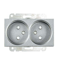 როზეტის მექანიზმი 2-ნი KARRE PLUS SILVER WKTT02042SL-EU1 "Panasonic"