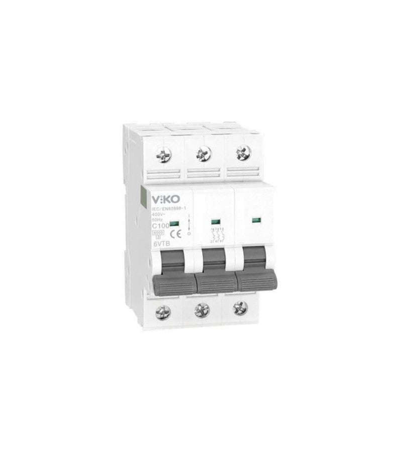 ელექტრო დამცველი 3x125A C 6 kA 6VTB-3C125 "VIKO"