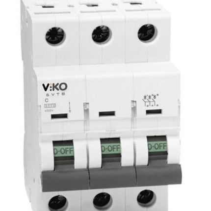 ელექტრო დამცველი 3x63A C 4.5 kA 6VTB-3C63 "VIKO"