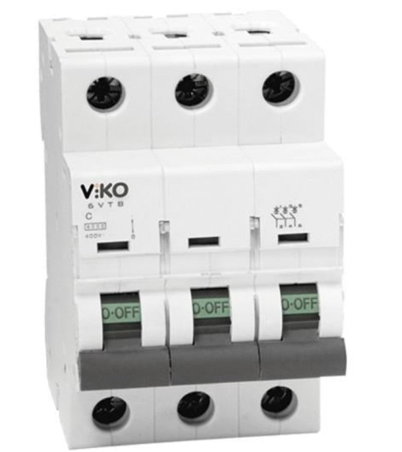 ელექტრო დამცველი 3x63A C 4.5 kA 6VTB-3C63 "VIKO"