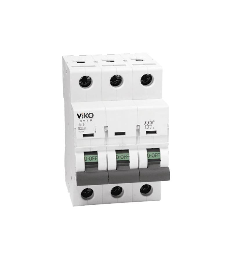 ელექტრო დამცველი 3x80A C 6 kA 6VTB-3C80 "VIKO"