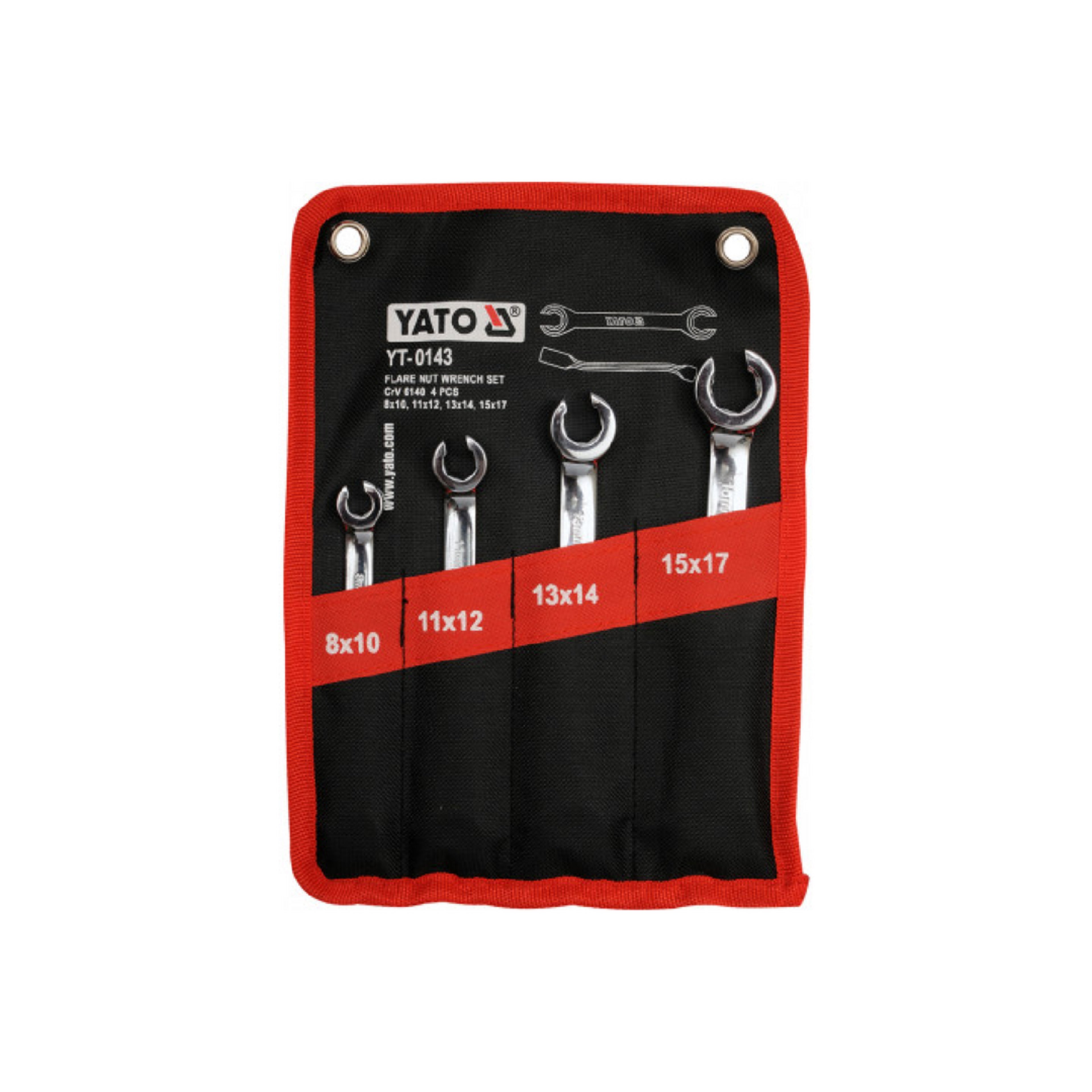 ორმხრივ გახსნილი ყანჩის გასაღების ნაკრები 4ც it-0143