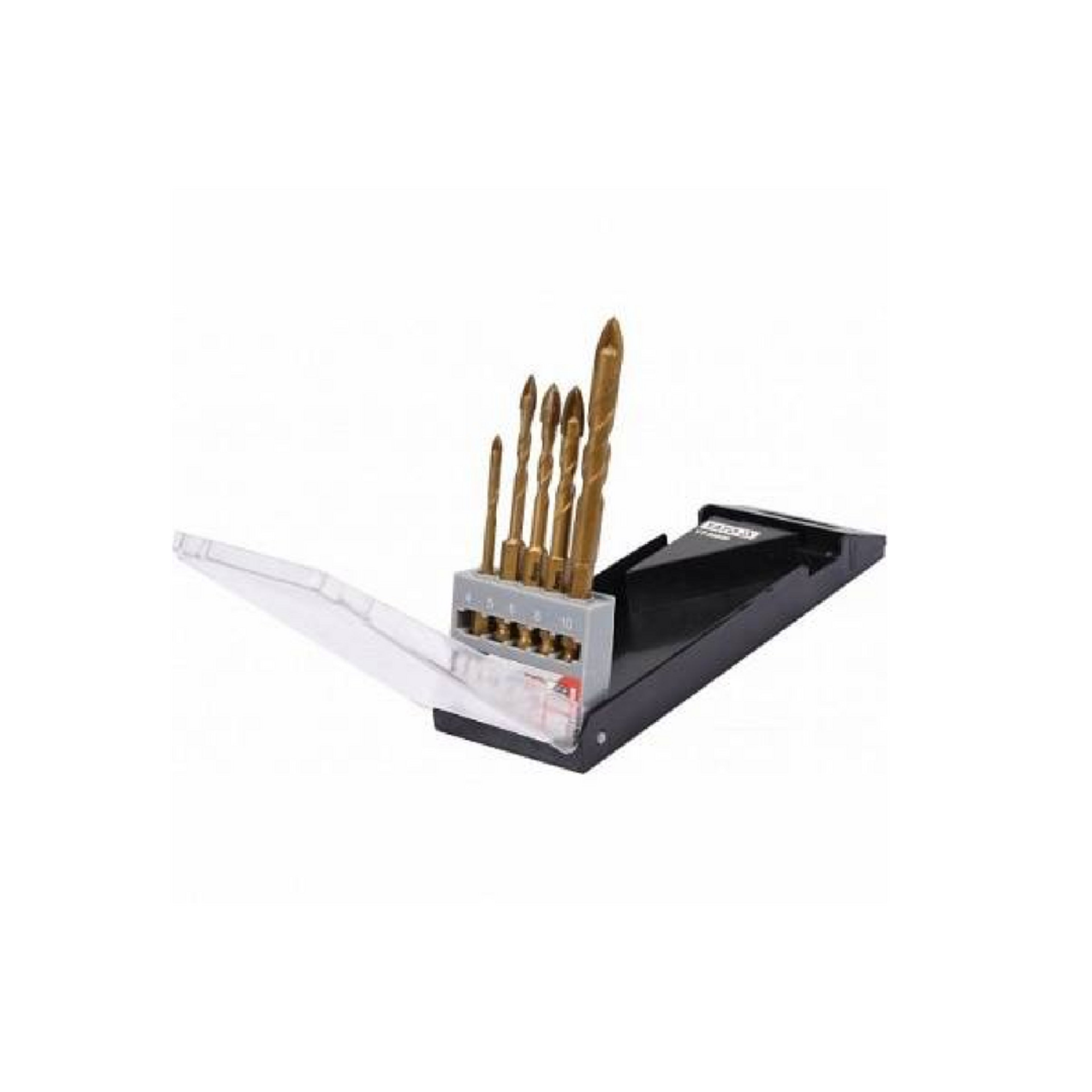 კერამიკის სახვრეტი ბურღი ნაკრები 5ც 4-10მმ HEX იატო