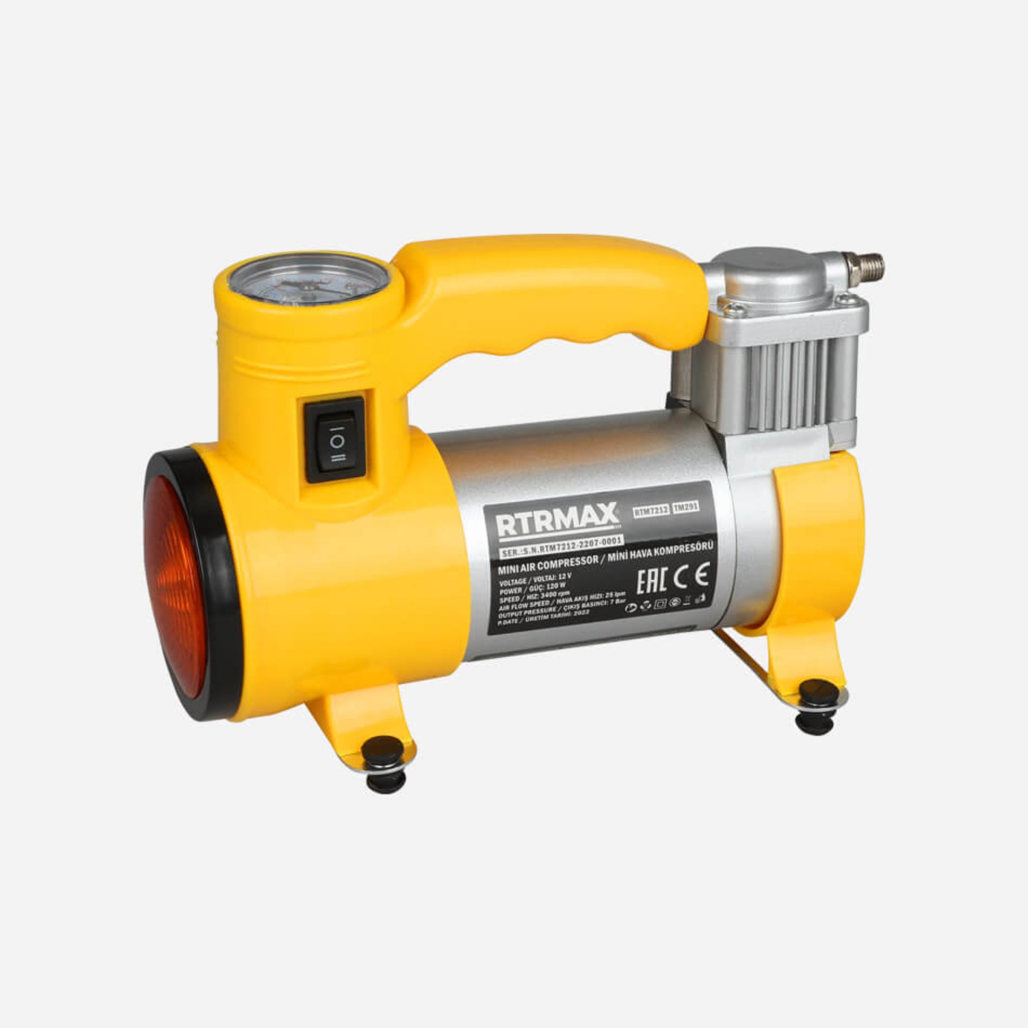 ავტომობილის კომპრესორი 12V RTM7212