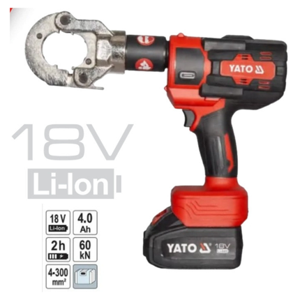 კაბელის ბუნიკის საპრესი 18V 2X4 Ah იტ-21731