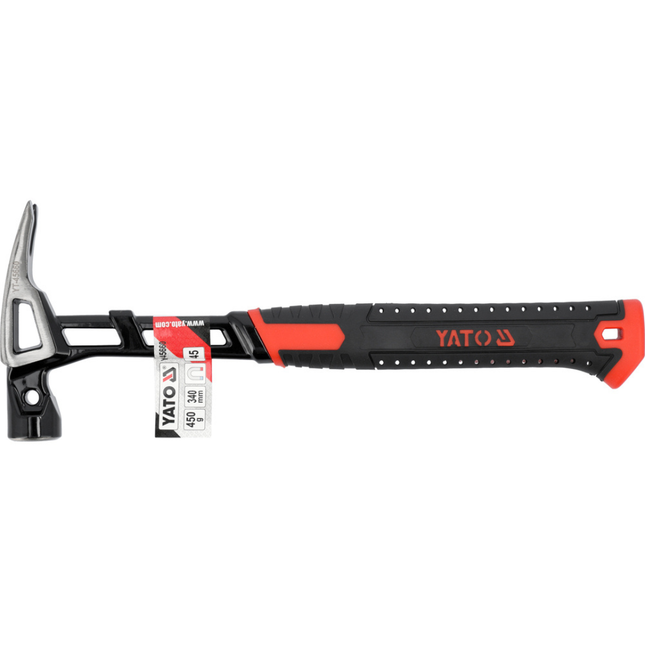 Claw hammer, metal, 340mm, IT-45660