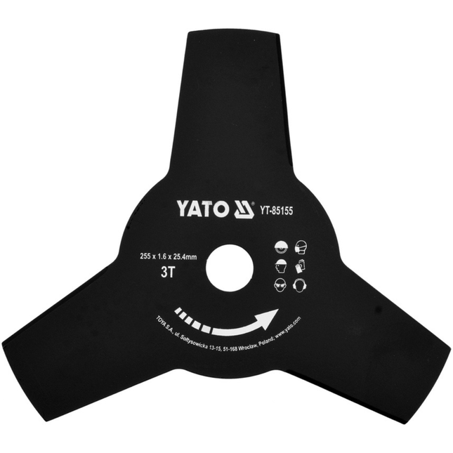 Brush cutter blade 255x1.6x25.4mm IT-85155