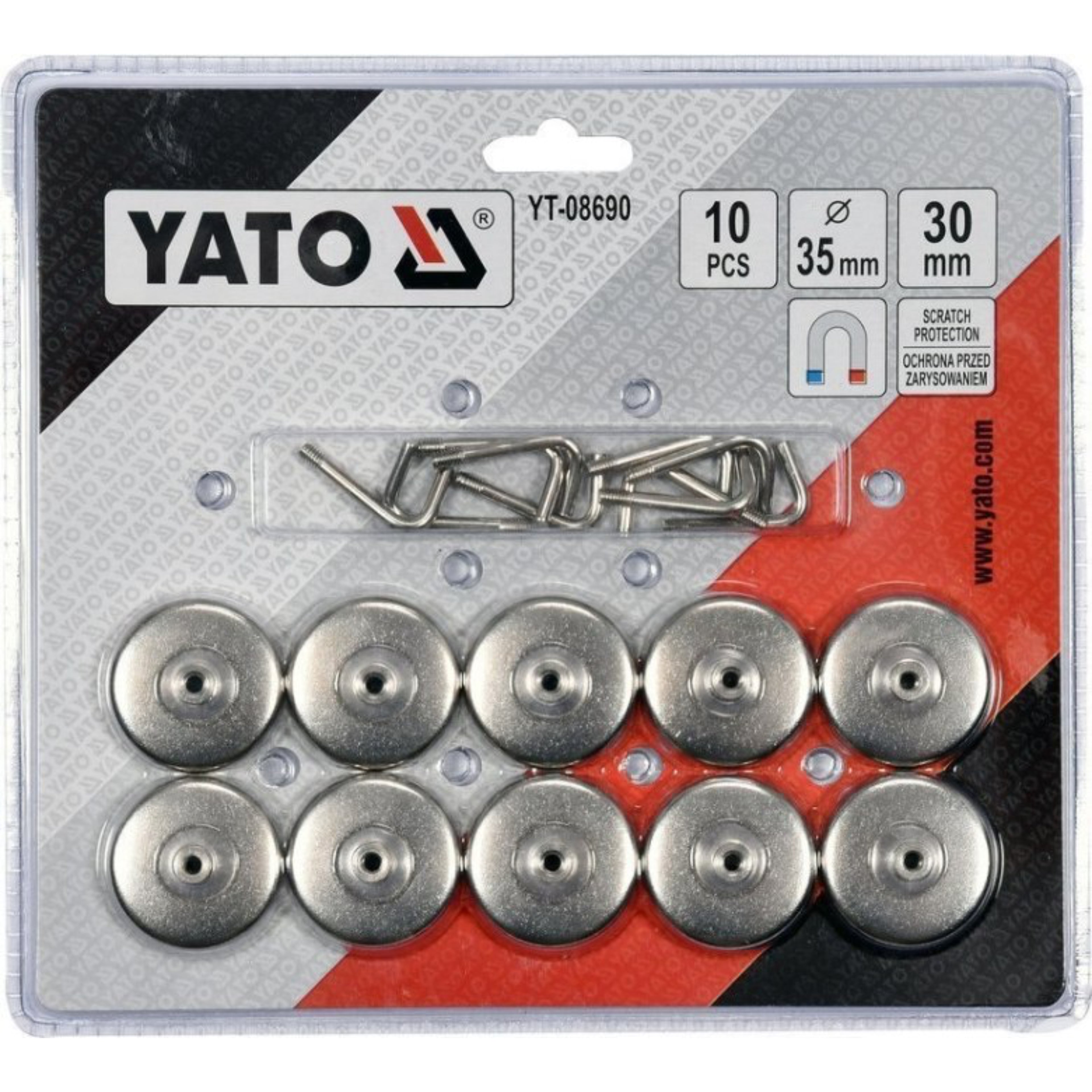 მაგნიტური კაუჭები 10ც იტ-08690