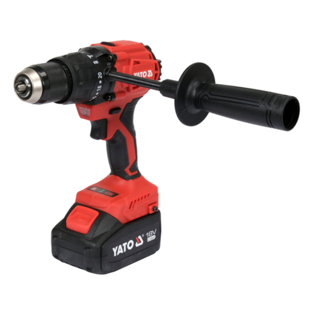 დრელი ელემენტით 18V 2X4Ah+2.2A 120Nm ჩ/გ იტ-8277915